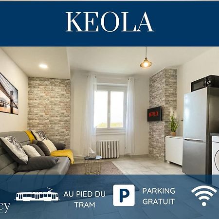 Homey Keola - Parking Prive Gratuit - Aux Portes De Geneve - Au Pied Du Tram - Appartement Avec 1 Chambre Et Un Grand Salon Avec Un Canape-Lit Ambilly ภายนอก รูปภาพ