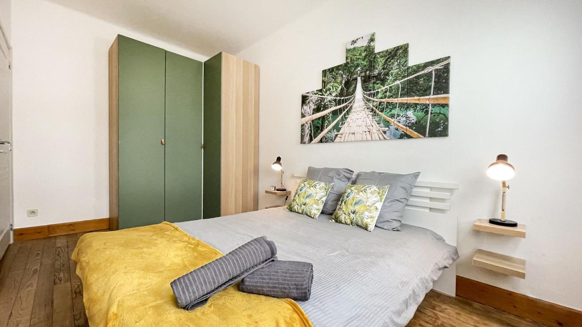 Homey Keola - Parking Prive Gratuit - Aux Portes De Geneve - Au Pied Du Tram - Appartement Avec 1 Chambre Et Un Grand Salon Avec Un Canape-Lit Ambilly ภายนอก รูปภาพ