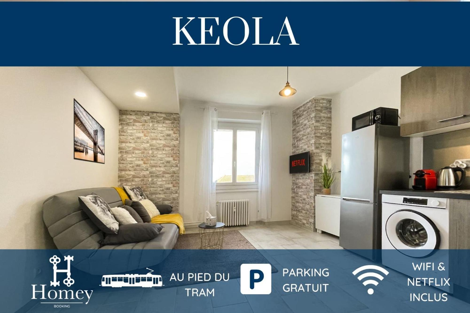 Homey Keola - Parking Prive Gratuit - Aux Portes De Geneve - Au Pied Du Tram - Appartement Avec 1 Chambre Et Un Grand Salon Avec Un Canape-Lit Ambilly ภายนอก รูปภาพ